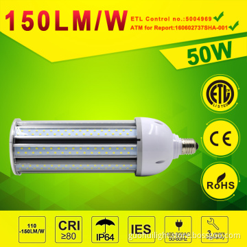 25w 30w 50W led post top retrofit Corn light IP64 Waterproof Outdoor Garden Lantern Light